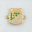 Charm Atlético Nacional 3.4gr / 1.8cm / 18K Gold