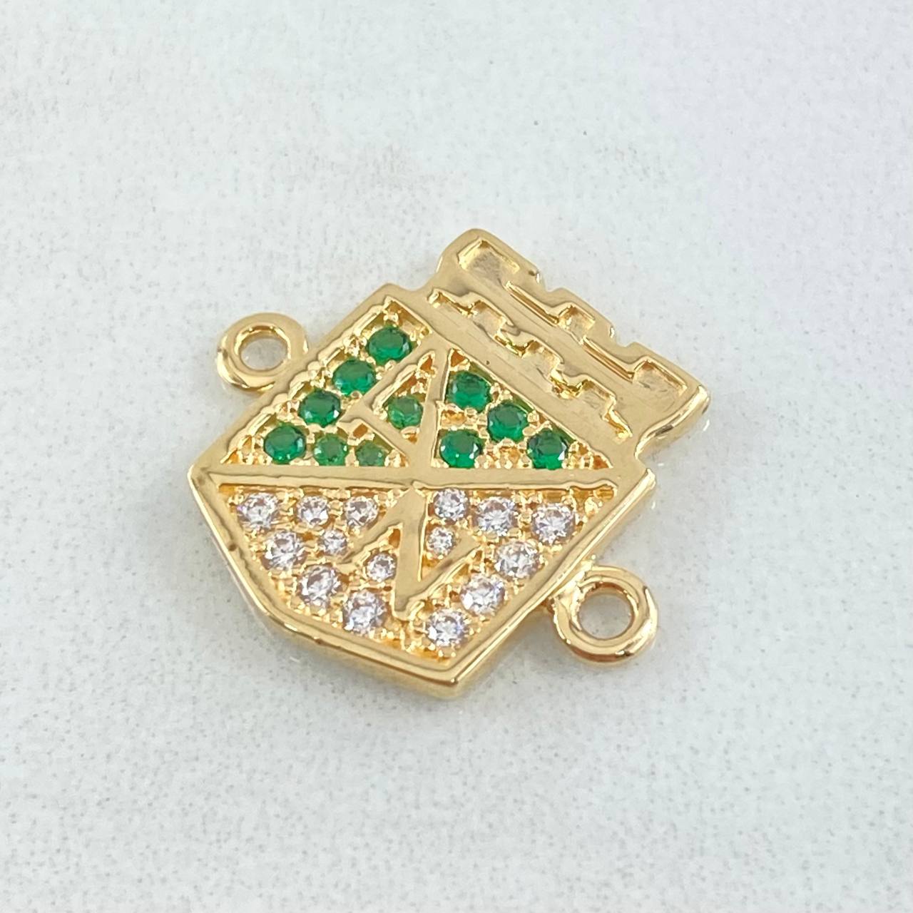 Charm Atlético Nacional 3.4gr / 1.8cm / 18K Gold