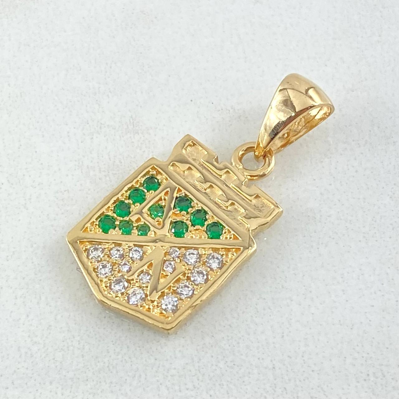 Pendant Atlético Nacional 3.7gr / 2.5cm (1.0in) / 18K Gold