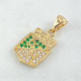 Pendant Atlético Nacional 3.7gr / 2.5cm (1.0in) / 18K Gold