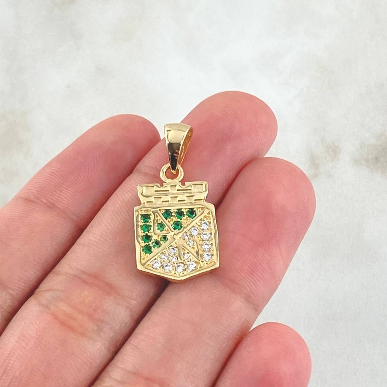 Pendant Atlético Nacional 3.7gr / 2.5cm (1.0in) / 18K Gold