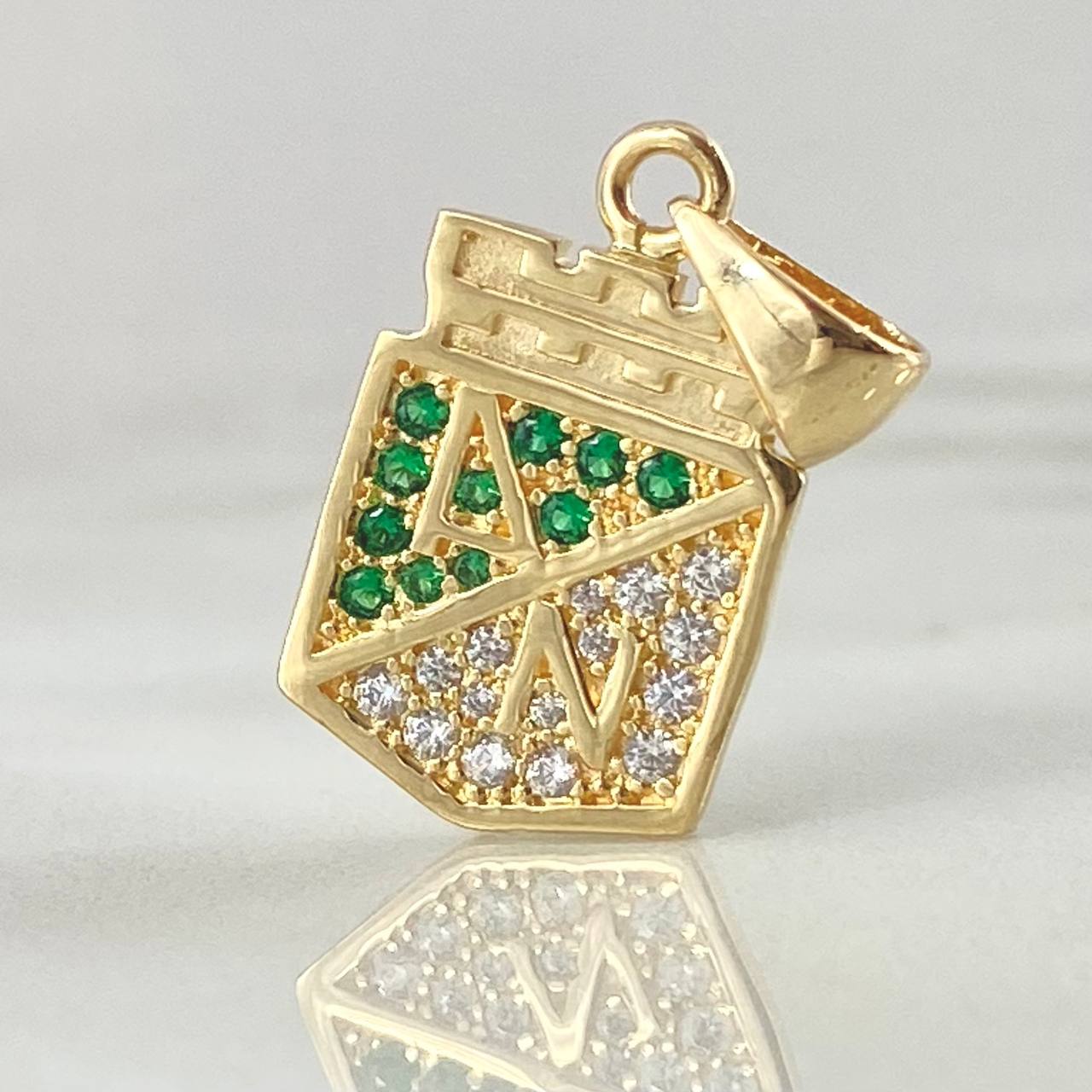 Pendant Atlético Nacional 3.7gr / 2.5cm (1.0in) / 18K Gold