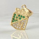 Pendant Atlético Nacional 3.7gr / 2.5cm (1.0in) / 18K Gold