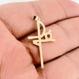 Dije Fe 1.15gr / 1 1/2 in / Oro Amarillo 18K %