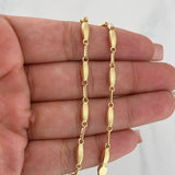 Rustic Link Bracelet 3.8 g / 8 1/4 in / 1.3 mm 18K Yellow Gold