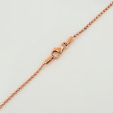 Cadena Militar 3.75g / 23 1/2 in / 0.9mm Oro Rosa 18K