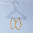 Hoop Earrings Tiles 1.65gr / 0.8in / 18K Gold +0$