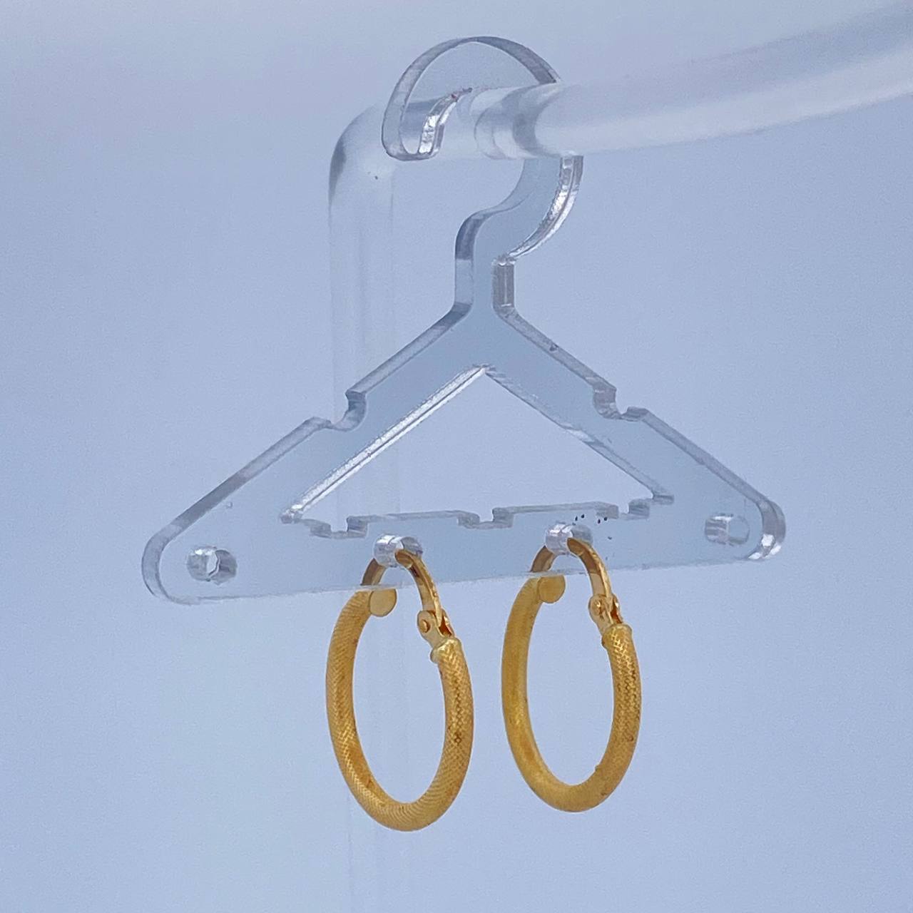 Tefi Hoop Earrings 1.45gr / 0.8in / 18K Gold