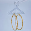 Kris Hoop Earrings 3.7gr / 2in / 18K Gold