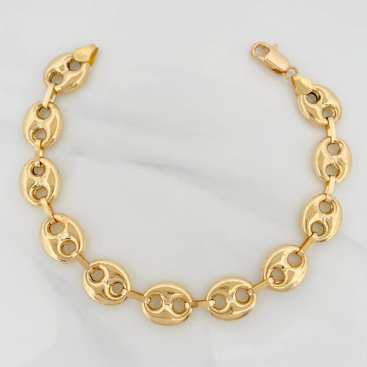 Bracelet GC 9.35g / 8 1/4 in / 11.46mm Yellow Gold 18K