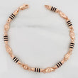Rustic Barrel Bracelet 6.85g / 8 3/4 in / 6.09mm 18K Rose Gold