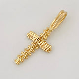 Dije Cruz 1.2g / 3/4 in Oro Amarillo 18K