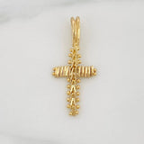 Dije Cruz 1.2g / 3/4 in Oro Amarillo 18K