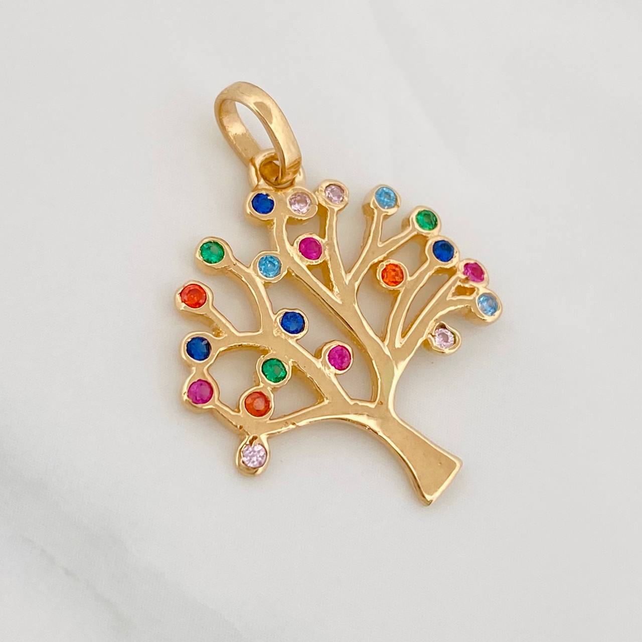 Dije Arbol 1.8g / 3/4 in Oro Amarillo 18K