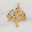 Dije Arbol 1.8g / 3/4 in Oro Amarillo 18K