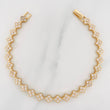 Pulso Flores 13.2g / 7 1/2 in / 6.1mm Oro Amarillo 18K