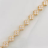 Pulso Flores 13.2g / 7 1/2 in / 6.1mm Oro Amarillo 18K
