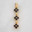 Pendant Flowers 1.55g / 1 1/4 in 18K Yellow Gold