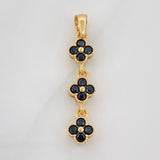 Pendant Flowers 1.55g / 1 1/4 in 18K Yellow Gold