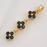 Pendant Flores 1.65g / 1 1/4 in 18K Yellow Gold