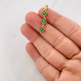 Dije Flores 1.6g / 1 1/4 in Oro Amarillo 18K