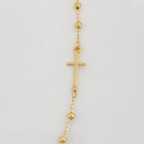 Denario Chain Miraculous Virgin Cross 2.7g / 18 in / 2.2mm Yellow Gold 18K