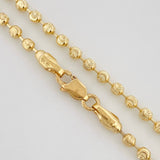 Chain Military Half Moon 10.8g / 24 in / 2.4mm Yellow Gold 18K