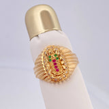 Anillo Virgen De Guadalupe 4.7gr / T 6 / Oro Amarillo 18K $