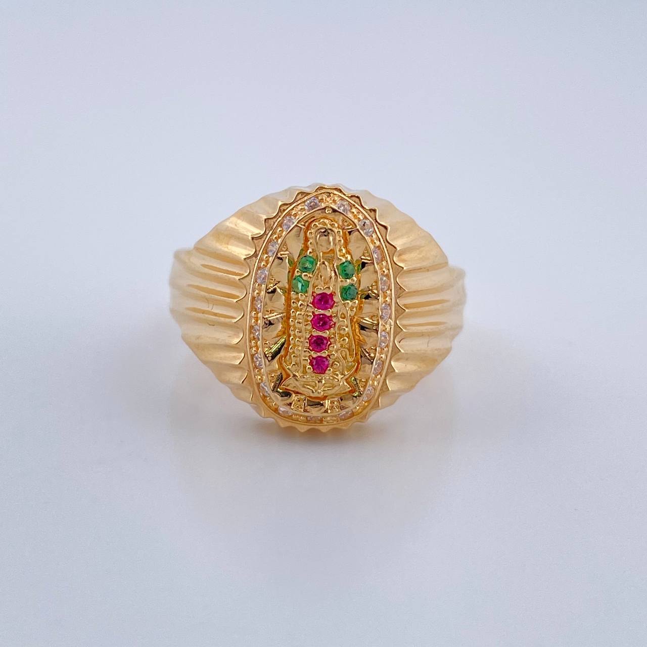Anillo Virgen De Guadalupe 4.7gr / T 6 / Oro Amarillo 18K $