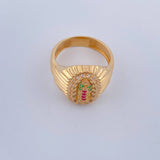 Anillo Virgen De Guadalupe 4.55gr / T7 3/4/ Oro Amarillo 18K $