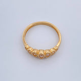 Churumbela Drop Ring 2.2gr / Size 6 3/4 18K Gold $