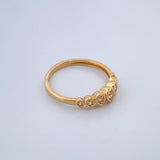 Churumbela Drop Ring 2.2gr / Size 6 3/4 18K Gold $
