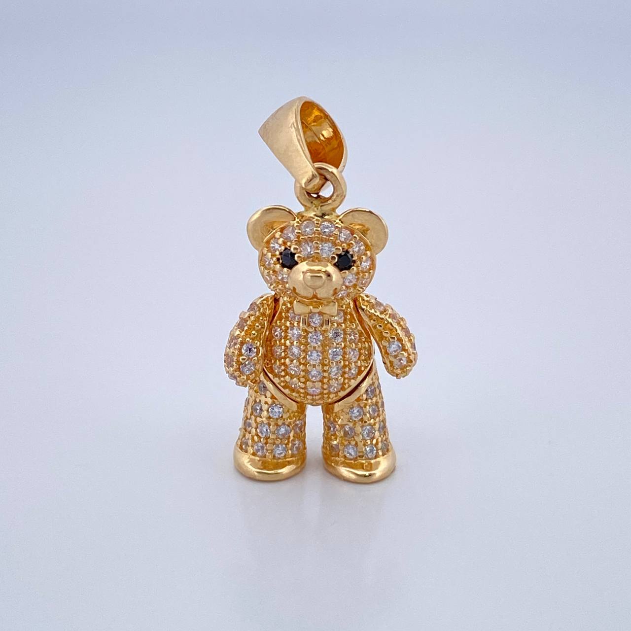 Dije Oso Articulado Moño 4.7gr / Oro Amarillo 18K $