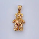 Dije Oso Articulado Moño 4.7gr / Oro Amarillo 18K $
