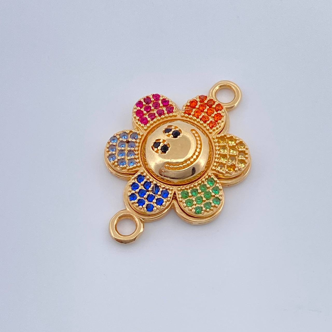 Herraje Flor Animada 3.95gr / Oro Amarillo 18K $