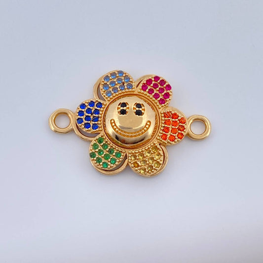 Herraje Flor Animada 3.95gr / Oro Amarillo 18K $