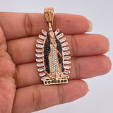 Dije Virgen De Guadalupe 11.75gr / Oro Rosa 18K $
