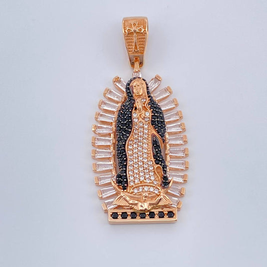 Dije Virgen De Guadalupe 11.75gr / Oro Rosa 18K $