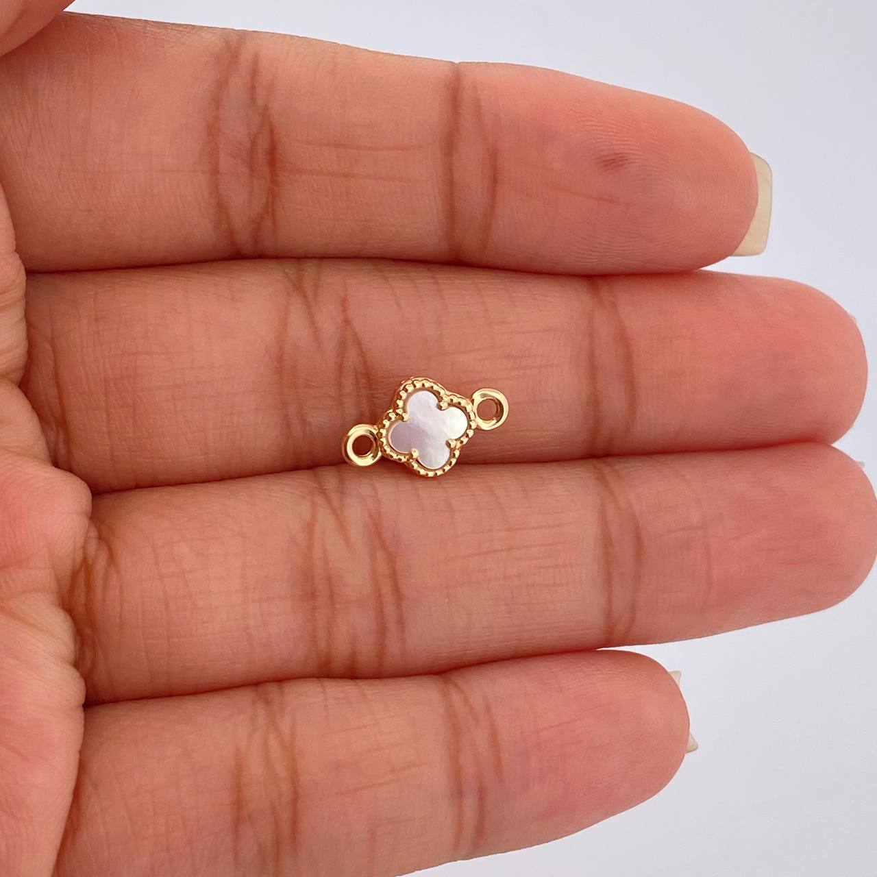 Herraje Trebol 0.65gr / Oro Amarillo Nac.Esp. 18K $