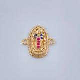 Herraje Virgen De Guadalupe 1.2gr / Oro Amarillo 18K $