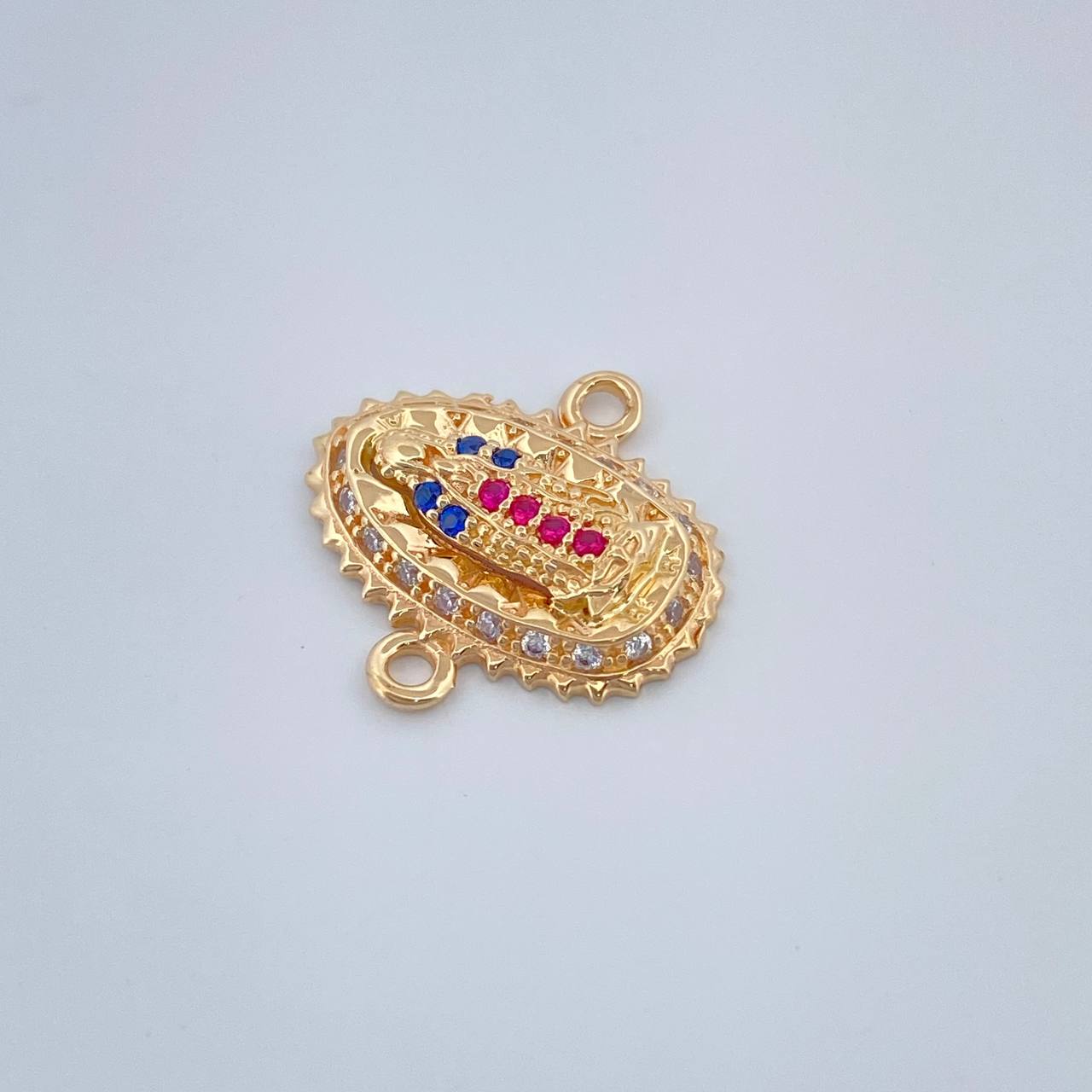 Herraje Virgen De Guadalupe 1.2gr / Oro Amarillo 18K $