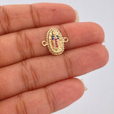 Herraje Virgen De Guadalupe 1.2gr / Oro Amarillo 18K $