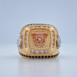 Anillo Medusa 12.3gr / T9 1/2 / Tres Oros 18K $