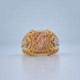 Anillo Caballo Espadas  9.55gr / T8 3/4 / Tres Oros 18K $