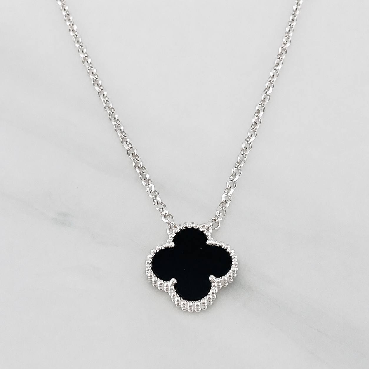 Cadena Roll-on Trebol 4.4g / 20 in / 1.3mm Plata 925