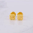 Clover Stud Earrings 0.45g / in / 5mm Yellow Gold 18K