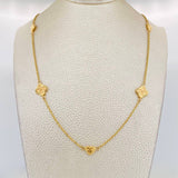 Cadena Aro Seguido Trebol 5.7g / 20 in / 1.55mm Oro Amarillo 18K
