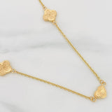 Cadena Aro Seguido Trebol 5.7g / 20 in / 1.55mm Oro Amarillo 18K