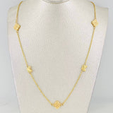 Cadena Aro Seguido Trebol 5.4g / 20 in / 1.62mm Oro Amarillo 18K