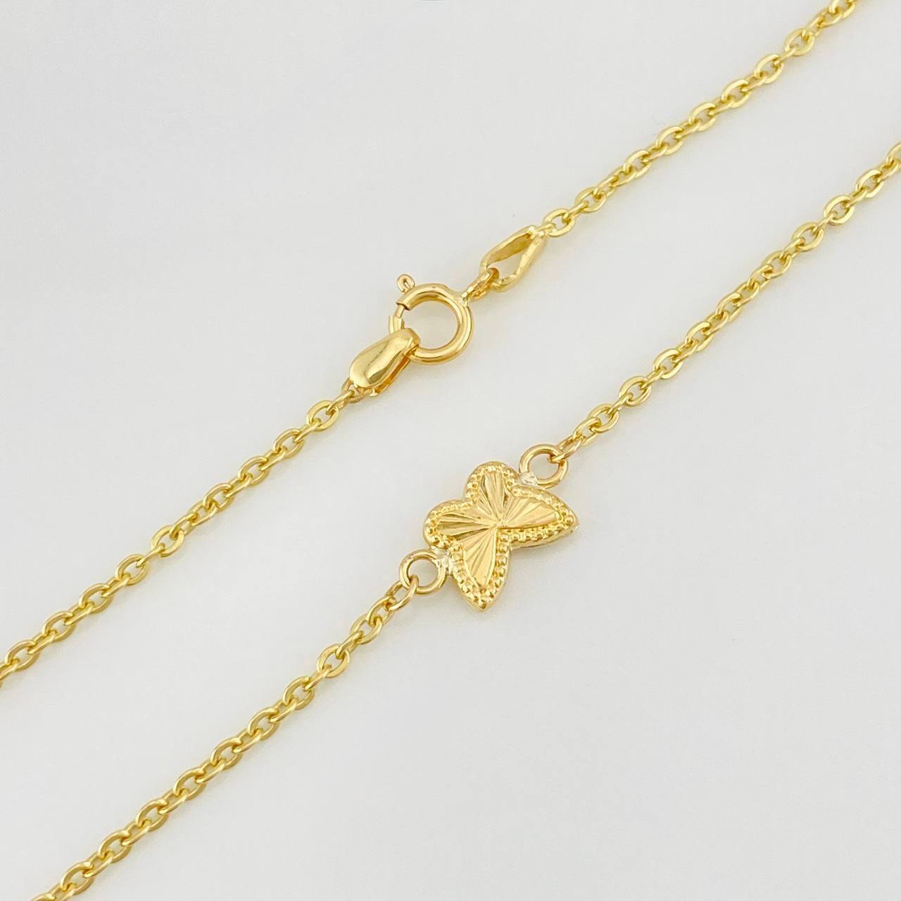 Cadena Aro Seguido Trebol 5.4g / 20 in / 1.62mm Oro Amarillo 18K